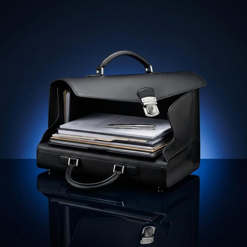 Professional financial briefcase representing ThinkGrow.IT consulting services